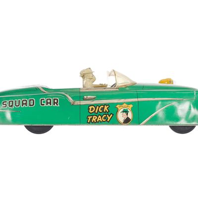 Sale Photo Thumbnail #345: 1930s Large Marx Dick Tracy Squad Car
