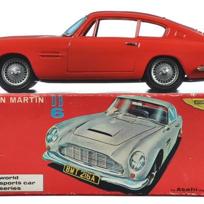 Sale Photo Thumbnail #23: Aston Martin Red DB6 Tin Sports Car by ATC Japan Boxed