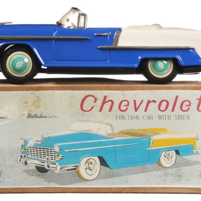 Sale Photo Thumbnail #92: 1955 Chevrolet by Masudaya and Ichiko in Blue and White