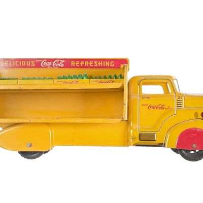 Sale Photo Thumbnail #280: Marx Pressed Steel Coca-Cola Delivery Truck
