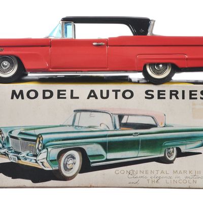 Sale Photo Thumbnail #16: 1958 Lincoln Continental Mark III Tin Sedan by Bandai Boxed