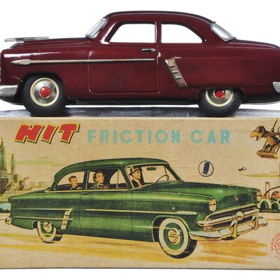 Sale Photo Thumbnail #98: Marusan Maroon Ford Japanese Tin Car