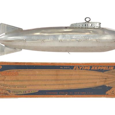 Sale Photo Thumbnail #393: Strauss No. 2017 Flying Zeppelin/Graf Zeppelin Working Boxed