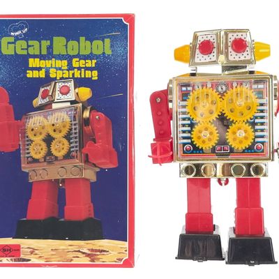 Sale Photo Thumbnail #247: Horikawa Gear Robot Windup Boxed, Japan