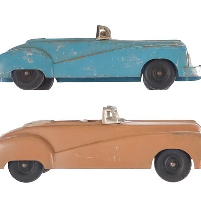 Sale Photo Thumbnail #180: (2) Hubley Kiddie Toys Pressed Steel Convertibles