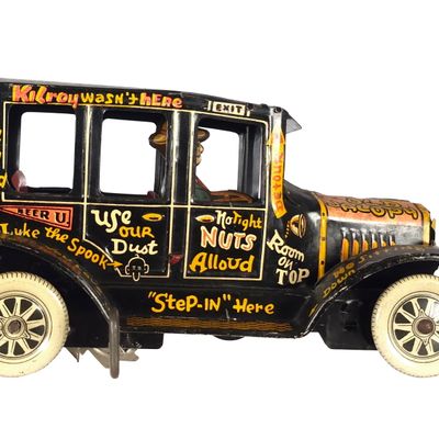Sale Photo Thumbnail #143: Marx Tin Litho Old Jalopy Car Windup
