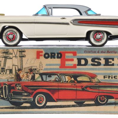 Sale Photo Thumbnail #69: Ichiko and ATC Tin Friction Ford Edsel, Japan