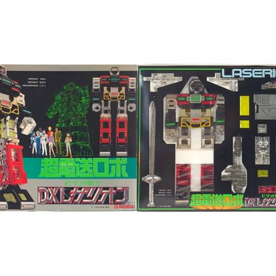 Sale Photo Thumbnail #231: Larger Deluxe Laserion Japanese Robot Boxed