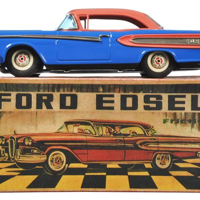 Sale Photo Thumbnail #66: Stunning Restored Ford Edsel by Yonezawa in Coral and Blue