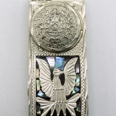 Sale Photo Thumbnail #242: Alpaca Mexico Abalone  Money Clip