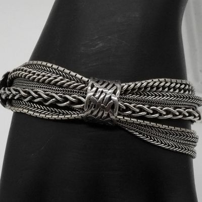 Sale Photo Thumbnail #378: Silpada Sterling Silver Multi-Strand Bracelet