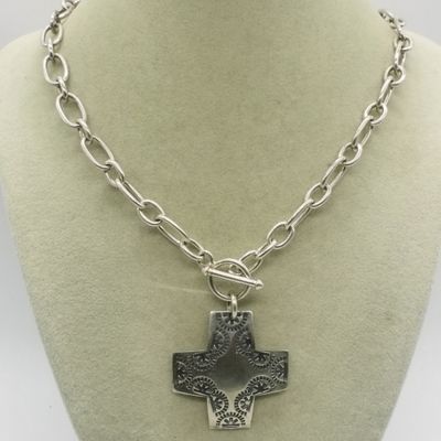 Sale Photo Thumbnail #359: Silpada Virtuosity Sterling Cross Necklace