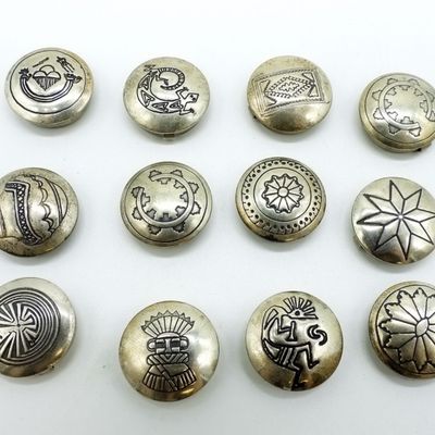 Sale Photo Thumbnail #383: 12 Sterling Southwest Button Covers