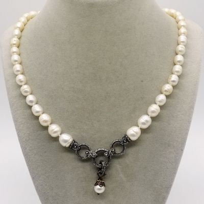 Sale Photo Thumbnail #212: Bixby Sterling Freshwater Pearl Necklace