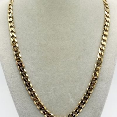 Sale Photo Thumbnail #210: Gold Tone Sterling Curb Chain