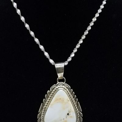 Sale Photo Thumbnail #99: Thomas Francisco Sterling Pendant Necklace
