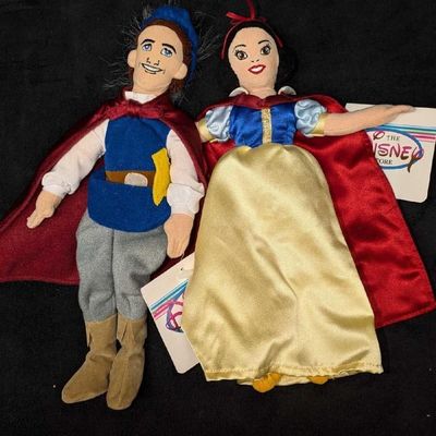 Disney's Snow White and Prince Plush Dolls
