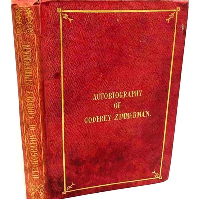 Autobiography Of Godfrey Zimmerman Published In London By Alexander Durlacher