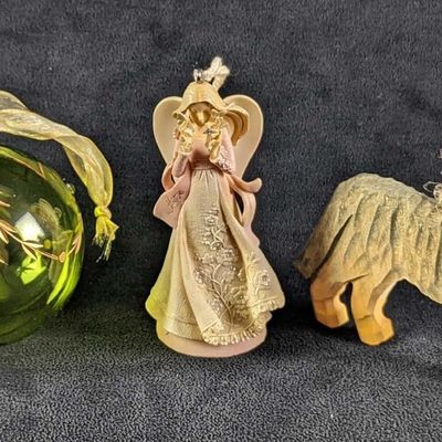 3 Woman Wolf Birthstone Hanging Ornaments
