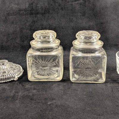 Random Selection Of Five Pieces Of Glassware