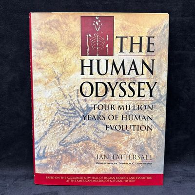 Sale Photo Thumbnail #1250: The Human Odyssey Ian Tattersall Hardcover Autographed Signed Book