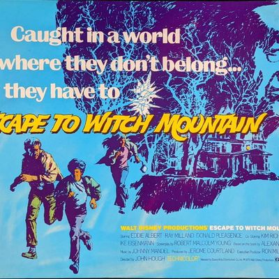 Sale Photo Thumbnail #1058: Disney Escape to Witch Mountain 9 11x14 Full Color Lobby Cards
