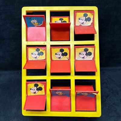 Sale Photo Thumbnail #1097: Disney Mickey Mouse Pitch N Pop Vintage Arcade Style Toy Game
