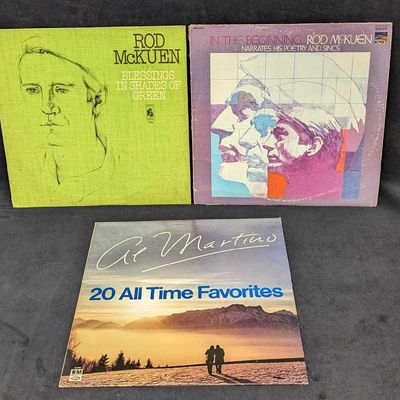 3 Al Martino And Rod McKuen LPs