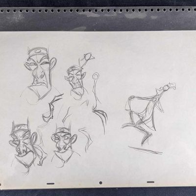 Disney Animator Sketches- Chi Fu