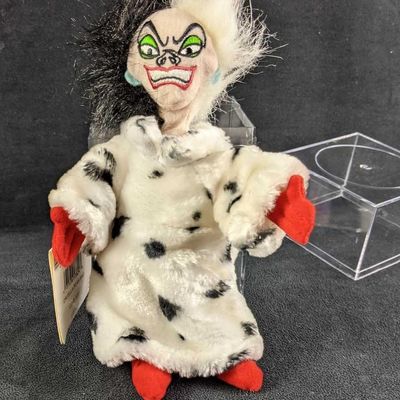 Disney Cruella De Vil Plush 101 Dalmatians Disney