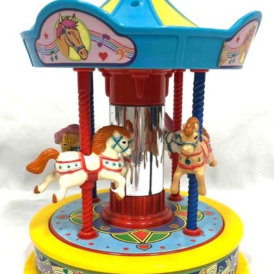 Sale Photo Thumbnail #1040: Vintage Redbox 1991 Musical Carousel