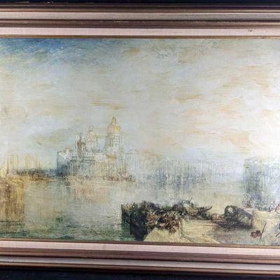 The Dogana and Santa Maria della Salute, Venice, 1843 Joseph Mallord William Turner Reproduction