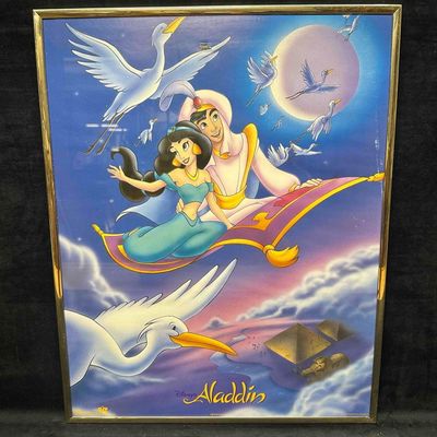 Sale Photo Thumbnail #1039: Disney Aladdin Princess Jasmine Magic Carpet Ride Movie Poster 20'' x 16"