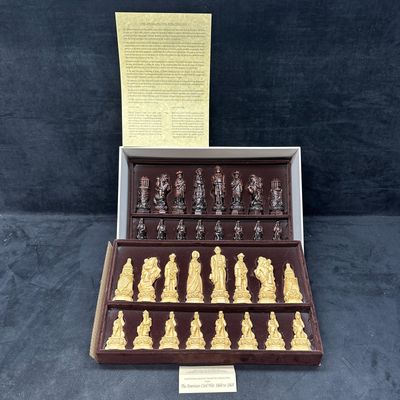 Studio Anne Carlton American Civil War Themed Chess Set