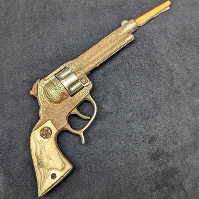 Vintage Hubley Texan Cast Iron Cap Gun