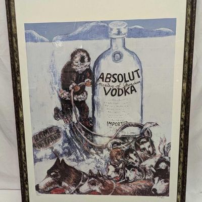 S&N Absolut Vodka Alaska Alex D. Combs Print