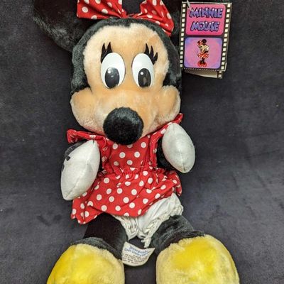Sale Photo Thumbnail #1110: Vintage Classic Theme Park Disney Minnie Mouse Plush