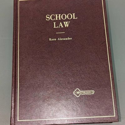 School Law Kern Alexander Hardcover