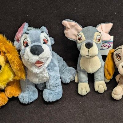 Disney Lady And The Tramp Bean Bag And Tote A Tail Dolls