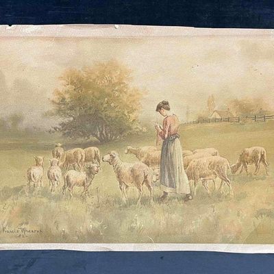 Herding The Flock Print By Francis Wheaton