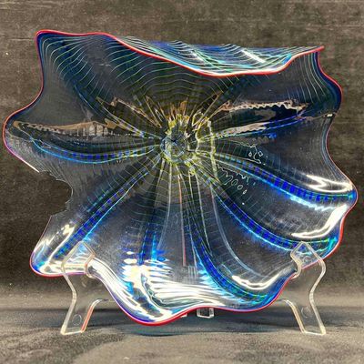 Plastic Wave Collectible Display Plate