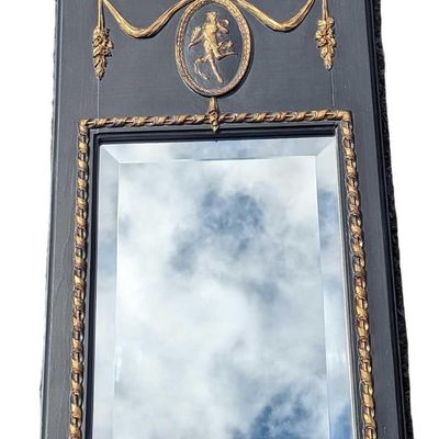 Paragon Picture Gallery Black Resin Cupid Mirror