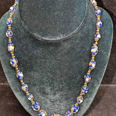 Vintage Italian Murano Art Glass Bead Necklace KKKKKK