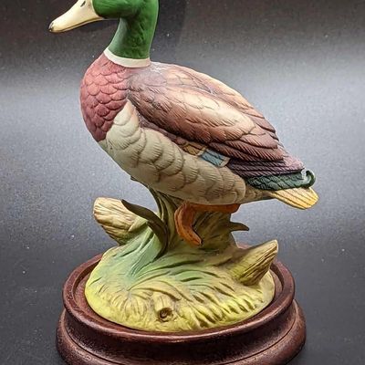 Retired Andrea By Sadek Mallard Duck Figurine