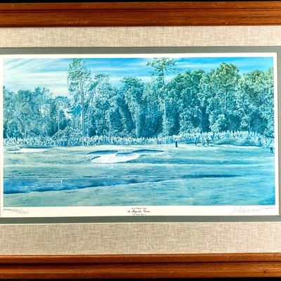 Disney World 1987 #6 Magnolia Course Print by J. Fitzpatrick Numbered