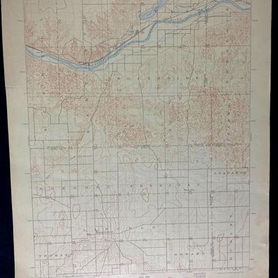 1915 USGS Topographic Map of Kansas