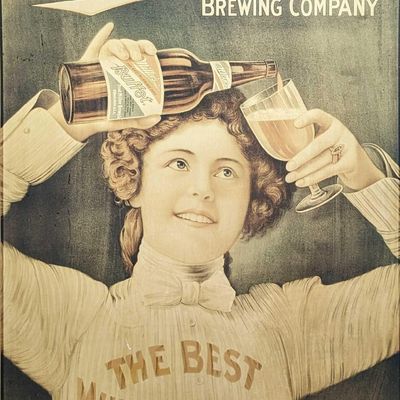 Vintage Milwaukee Miller Beer Reproduction Poster