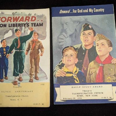 2 1950s Boy Scout Eagle Scout Programs