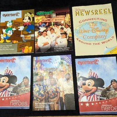 6 Disney Cast Member Exclusive Eyes & Ears Magazines