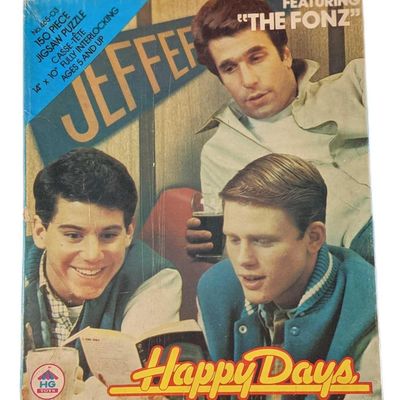 Sale Photo Thumbnail #1029: Vintage Happy Days & The Fonz 150 Piece Puzzle